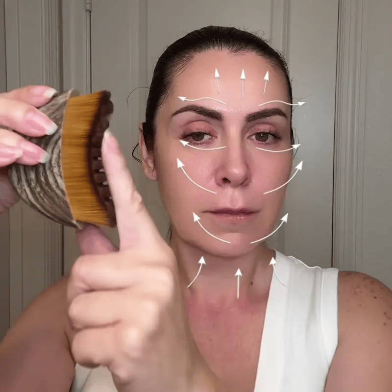 Brosse drainage lymphatique visage