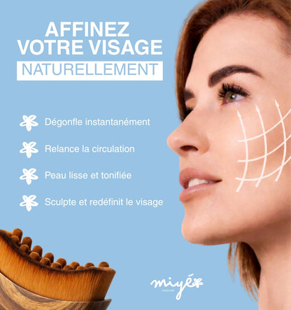 Brosse drainage lymphatique visage