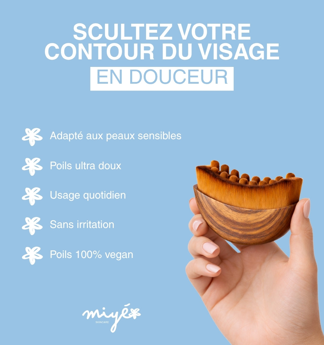 Brosse drainage lymphatique visage