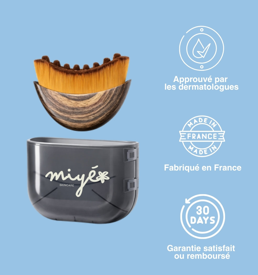 Brosse drainage lymphatique visage