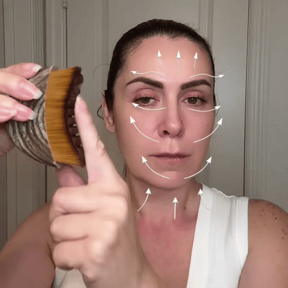 Brosse drainage lymphatique visage